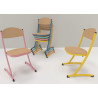 CHAISE THEOREME 2 TAILLE 5 COLORIS HETRE/ROSE ANGLAIS
